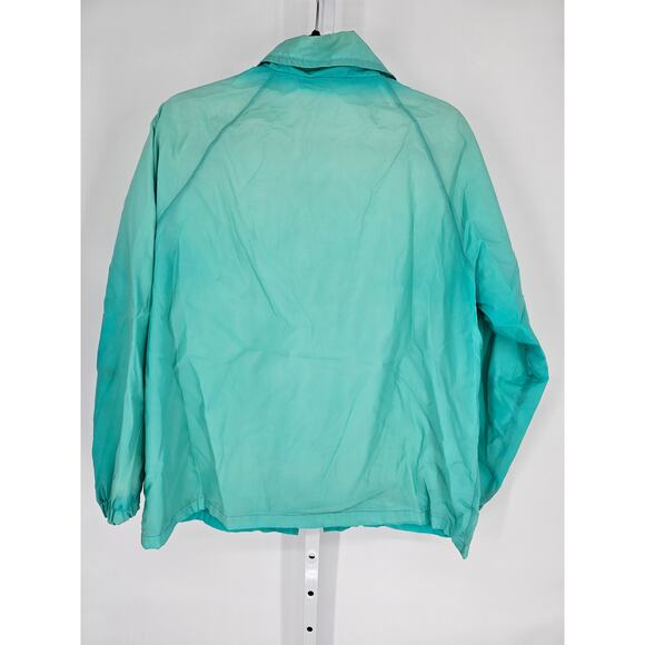 Current Seen Blue Long Sleeve Vintage Windbreaker Jacket Size 18W - Picture 2 of 4